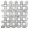 Apollo Tile Windmill White 5.17 sq.ft 12.2 in. x12.2 in. Marble Mosaic Tile, 5PK APLDC99S10EC16 - alternate 1